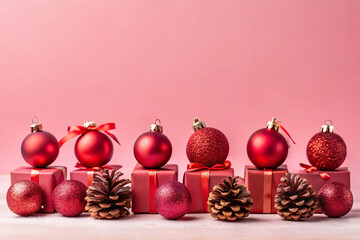 christmas decoration on table