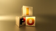 © simanta - IPO for Initial Public Offering by company written in English on Golden blocks.