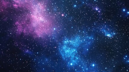 Aufkleber - High definition star field background in a 3D cartoon rendering of deep space