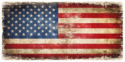 Grunge USA flag with distressed texture , grunge, USA, American, flag, patriotic, old, vintage, weathered