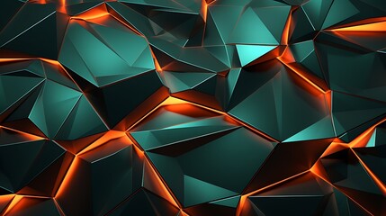 Sticker - 3d rendering geometric model background and copy space 8k