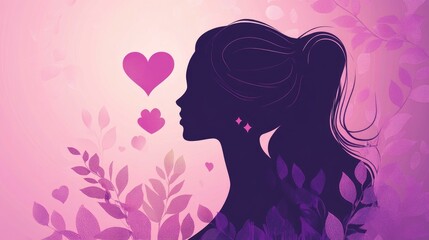 Women s Day card design for celebration and appreciation