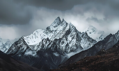 Poster - landscape in the himalayas