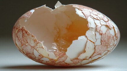 Canvas Print - Cracked Egg Shell