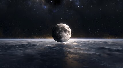 Wall Mural - The Moon in its Full Glory