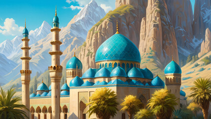 Wall Mural - mosque country