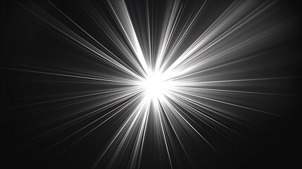 Poster - Abstract Light Burst