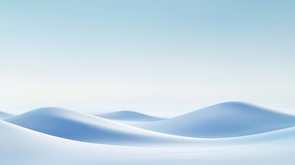 Wall Mural - Abstract snowy landscape
