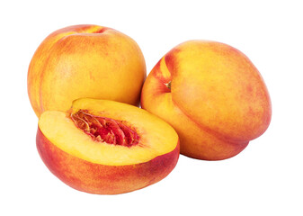 Sticker - Nectarine isolated. png file