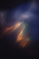 Poster - Abstract night sky with clouds