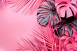 © DeepView - pink tropical background
