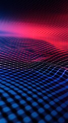 Wall Mural - a vibrant abstract design featuring a mesh pattern with glowing colors, perfect for backgrounds or t