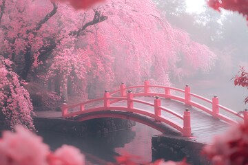 Pink Japan background