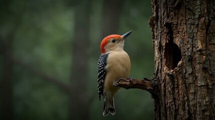 Bird , redbellied woodpecker