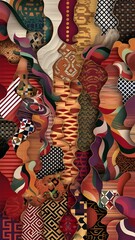 Wall Mural - abstract pattern texture