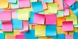 © Yeivaz - Colorful sticky notes background is perfect for creative projects, presentations, and ideas