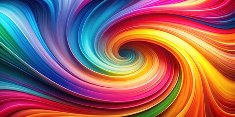 Wall Mural - Abstract colorful background with vibrant swirling shapes and gradients, abstract, colorful, background, vibrant, swirling