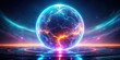 © Nasnunt - Glowing ethereal plasma orb floating in a cyberpunk void, Plasma, Orb, Glowing, Ethereal, Suspended, Mysterious, Cyberpunk