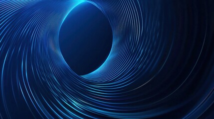 Wall Mural - Abstract Blue Swirling Lines Background