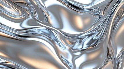 Shiny polished metal texture with reflections for futuristic