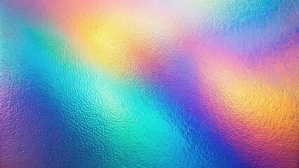 Wall Mural - Blurred holographic gradient background with grain noise texture , holographic, gradient, background, blurred, grain