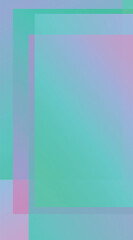 Wall Mural - Abstract pastel background with transparent rectangles in turquoise and purple gradient, ideal for posters, banners, websites, presentations or advertising design