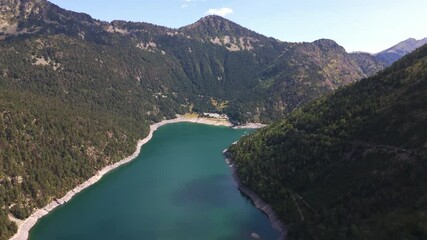 Sticker - Recul sur lac de montagne