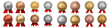 © Urwah - Medals in gold silver and bronze with red ribbons isolated on transparent background