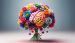 © EvaMara - Colorful floral brain symbolizing mindfulness and mental health