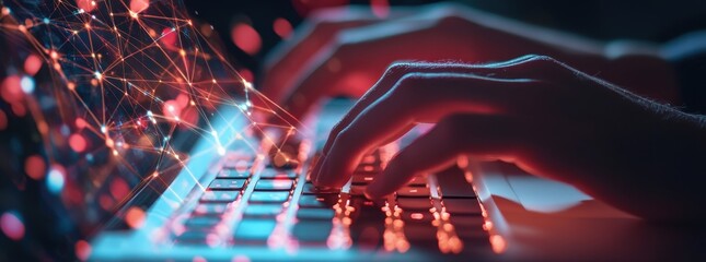 Computer network specialist configuring MPLS in server room background data center storage digital technology IT infrastructure telecommunication network management concept