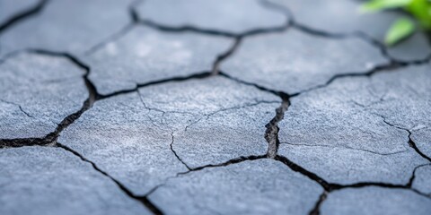 Close-Up Texture of Natural Slate Stone with Cracks and Patterns