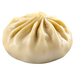 steamed dumpling with pleated design isolated on png  transparent background