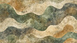 © Mary Salen - Abstract camouflage textile fabric wall fresco pattern texture earth tones neutral colors background backdrop wallpaper carpet interior design nature art softness southwestern organic colors