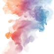 © Ash - Multicolored soft smoke with an abstract background: Copy space, Generative AI
