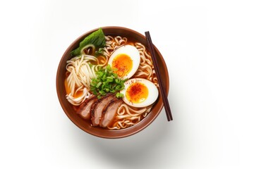 Canvas Print - Ramen soup food meal.