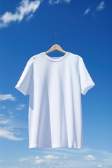 Poster - T-shirt fashion sleeve sky.