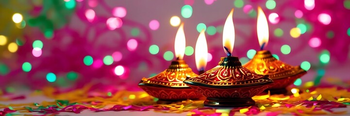 Happy Diwali. Indian festival of lights. Diwali festival holiday design