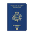 © magr80 - San Marino Passport Cover with Gold Emblem and Text