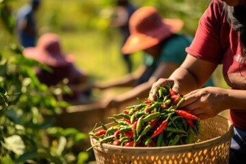 Poster - Agriculture harvesting gardening vegetable.