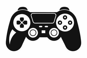 Wall Mural - Joystick silhouette vector icon, Game controller art illustration