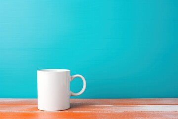 Wall Mural - Mug coffee drink cup.