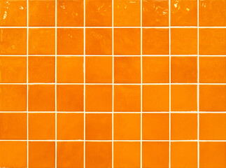 Wall Mural - yellow tile wall texture background