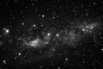 Canvas Print - starlit cosmic night sky background