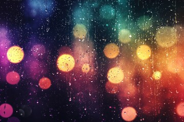 Wall Mural - colorful cosmic background with hanging stars and glowing particles generative ai