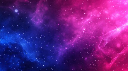 Wall Mural - vibrant cosmic energy background with sparkling stars