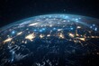 © andyaziz6 - Global Network Connections Illuminate Earth from Space - A Visual Representation of Interconnectedness