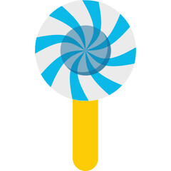 Wall Mural - Lollipop vector icon in flat style 