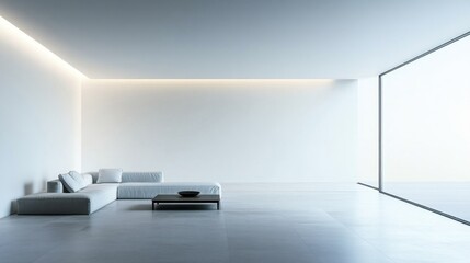 Sticker - Minimalist Living Room Interior Design