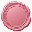 © amonallday - Pink Wax Seal Mockup Old Sealed Empty Stamp Illustration Isolated Graphic Design