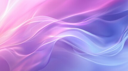 Wall Mural - Pastel tone purple pink blue gradient defocused abstract photo smooth lines pantone color background.